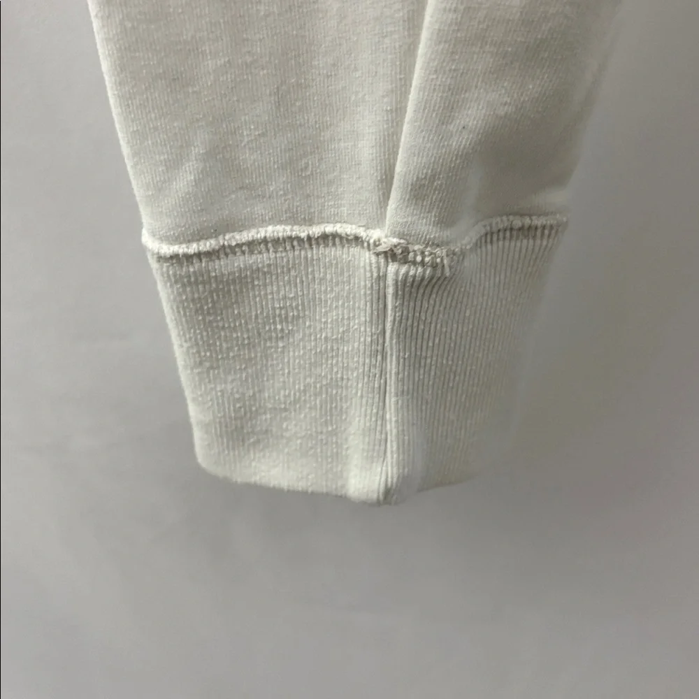 Hollister White Men's Hoodie Size Medium Fill Zip California - Picture 7 of 9